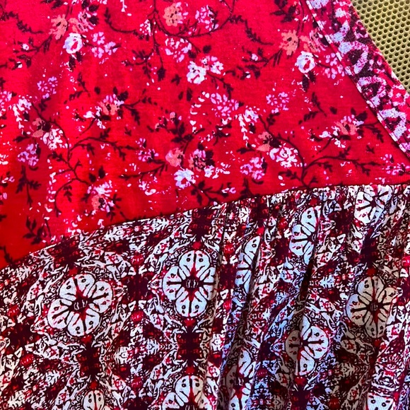 Lucky Brand V-Neck Bandana Print Size XL - Picture 3 of 7